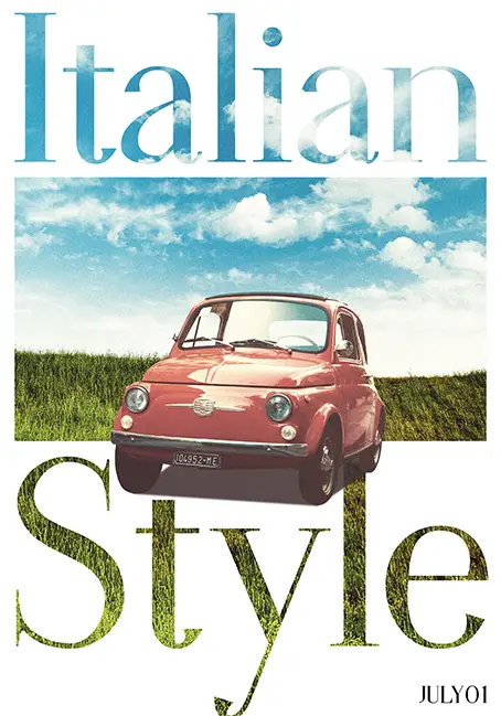 July 01 - Italian style typeface