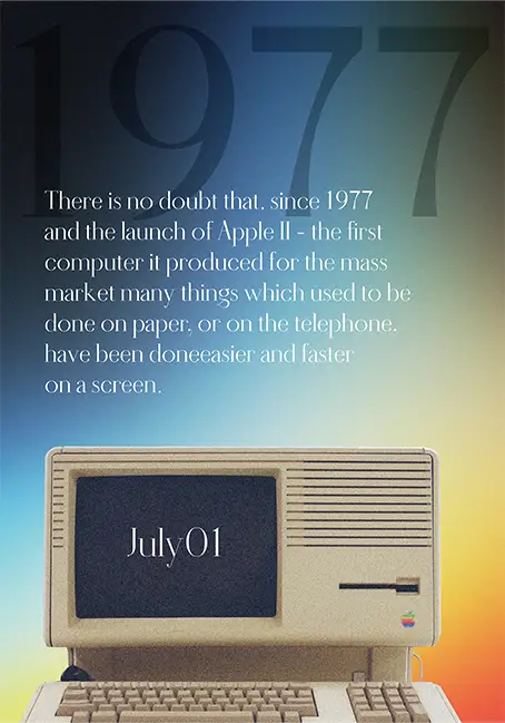 July 01 - Apple computer 1977